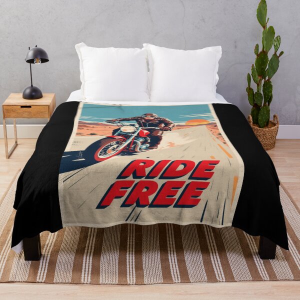 Item preview, Ride Free – Vintage Motorcycle Hope Style Art designed and sold by HoopeStylee.