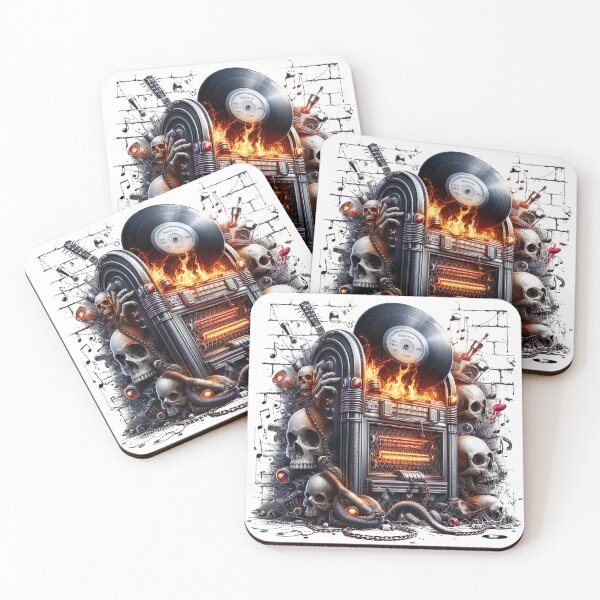 Item preview, Burning Jukebox designed and sold by JrSkDesign ✅ .