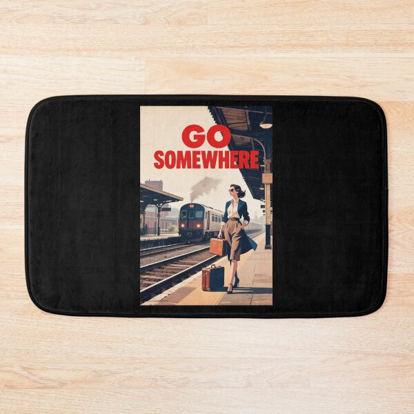 Item preview, Go Somewhere – Retro Travel Hope Style Design designed and sold by HoopeStylee.