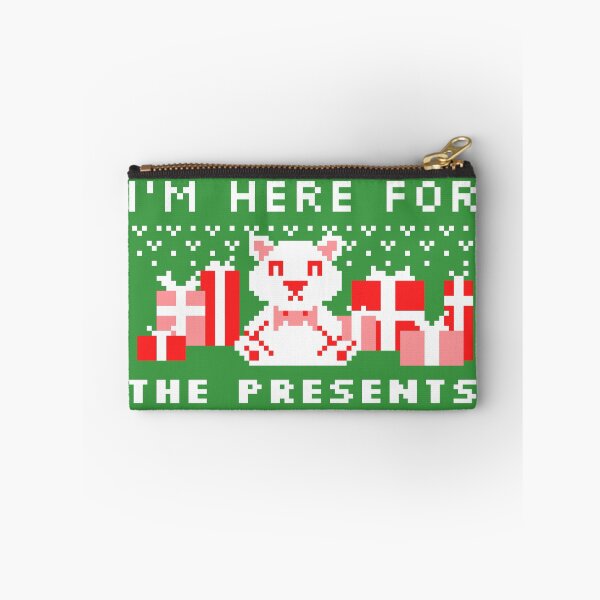 Item preview, I am here for the presents funny ugly Christmas Xmas humor designed and sold by NicheteesStore.
