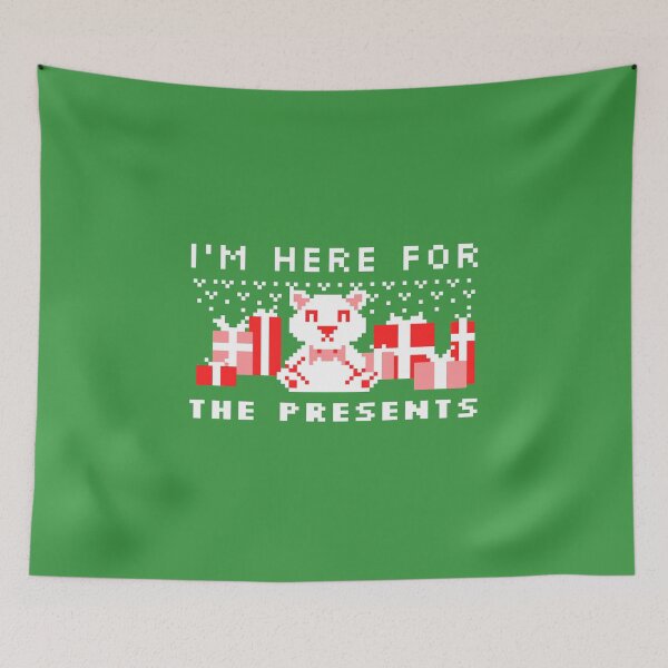 Item preview, I am here for the presents funny ugly Christmas Xmas humor designed and sold by NicheteesStore.