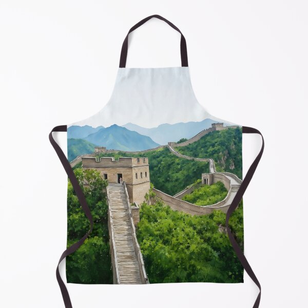 Item preview, Great Wall of China Watercolor Art Print designed and sold by Magnolia Valley Art.