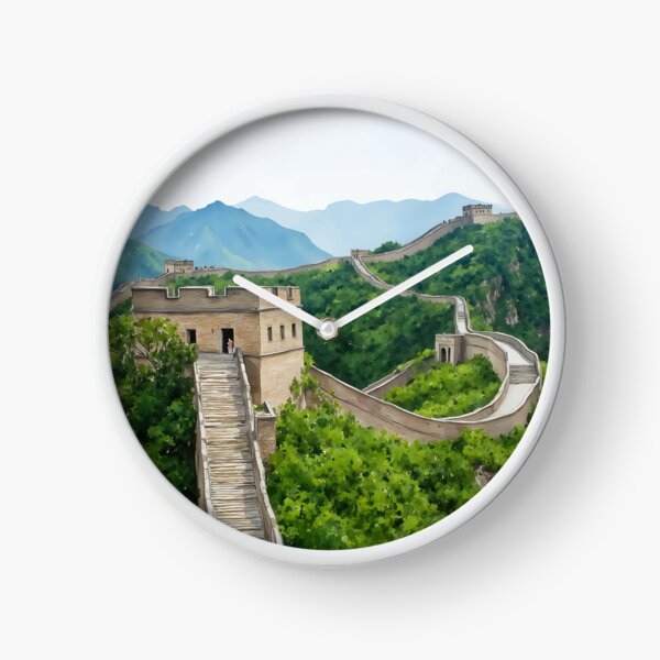 Item preview, Great Wall of China Watercolor Art Print designed and sold by Magnolia Valley Art.