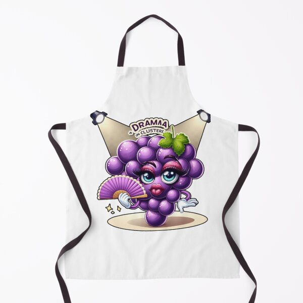 Item preview, Too Sweet to Stay Quiet – Sassy Grape Diva Cartoon designed and sold by JenniferCreaArte .