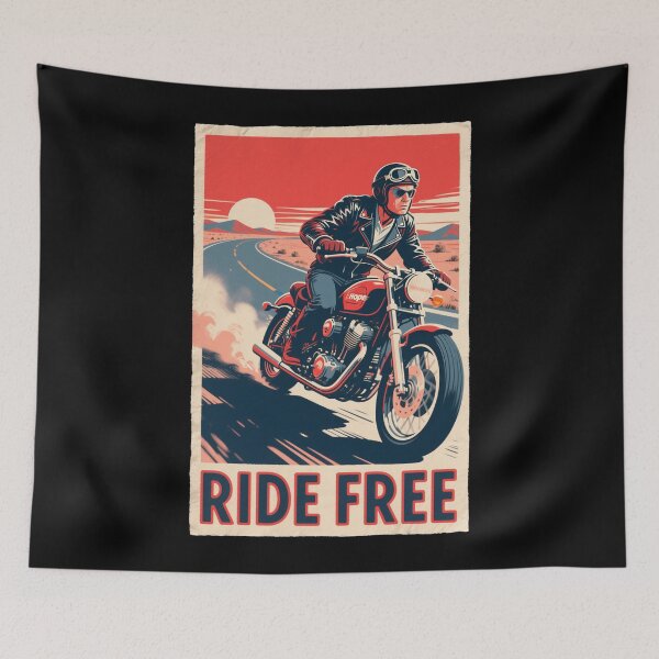 Item preview, 80s Vintage Motorcycle Hope Style Art designed and sold by HoopeStylee.