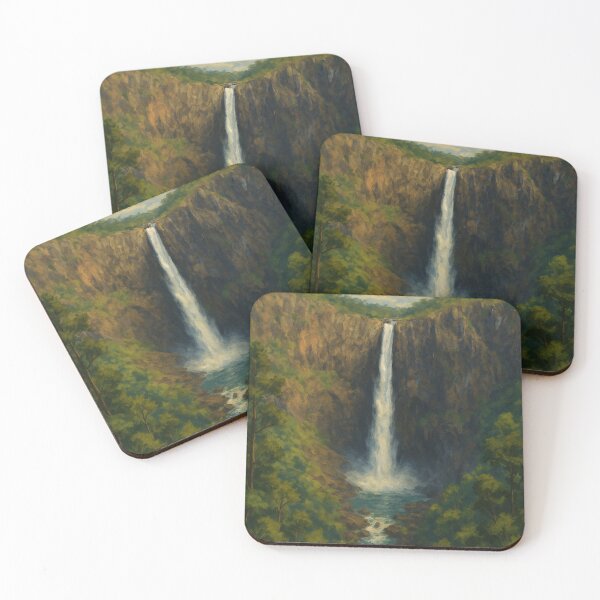 Item preview, Wallaman Falls with Lush Rainforest and Blue Basin designed and sold by Aryabek.