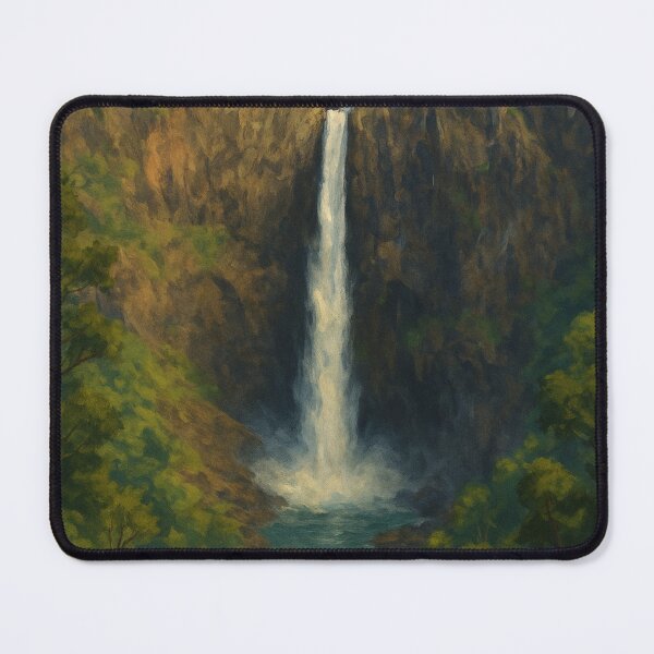 Item preview, Wallaman Falls with Lush Rainforest and Blue Basin designed and sold by Aryabek.