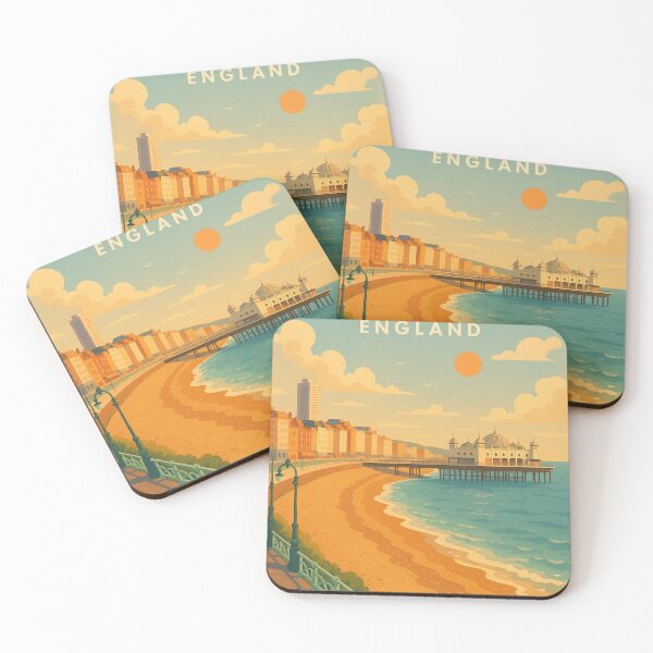 Item preview, Brighton England Seaside Promenade and Pier designed and sold by Aryabek.