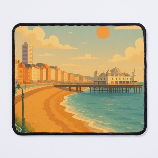 Item preview, Brighton England Seaside Promenade and Pier designed and sold by Aryabek.