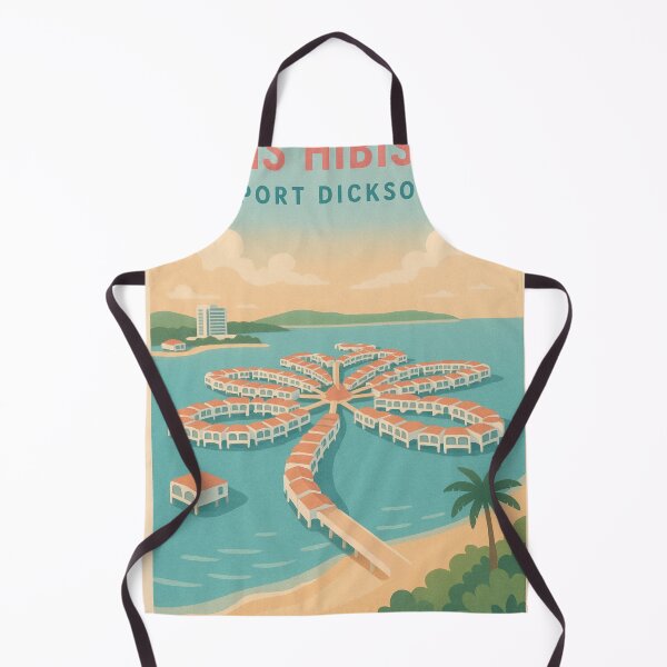 Item preview, Lexis Hibiscus Port Dickson Overwater Villas Aerial designed and sold by Aryabek.