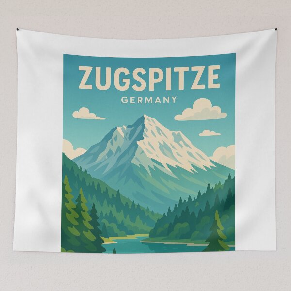 Item preview, Zugspitze Mountain and Lake in Bavarian Alps designed and sold by Aryabek.