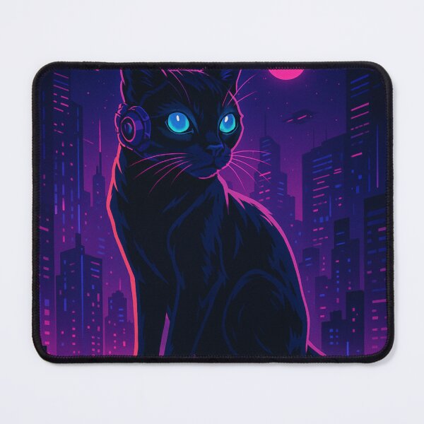 Item preview, "Cyberpunk Cat" designed and sold by Cgriffin18.