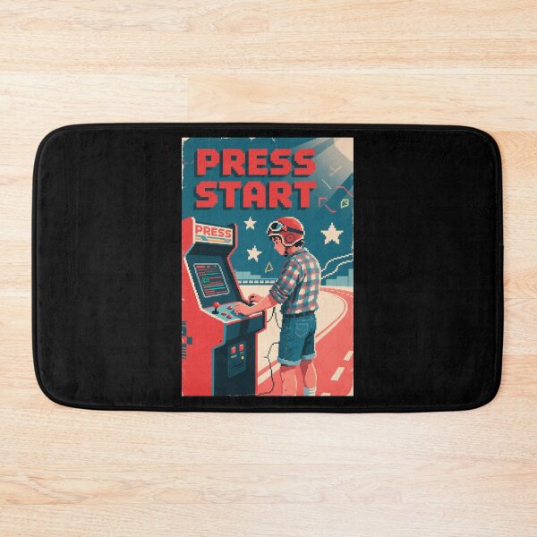 Item preview, Press Start – Vintage Arcade Gamer Hope Style Design designed and sold by HoopeStylee.