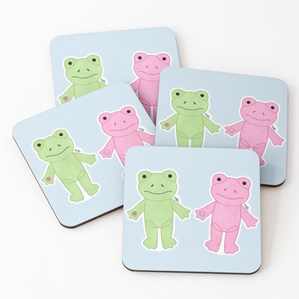 Item preview, Build a Bear Pink + Green Frog (W/O Shirts) designed and sold by digidoodles.