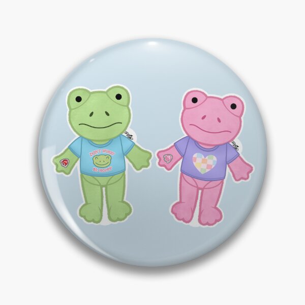 Item preview, Build a Bear Pink + Green Frog (W/ Shirts) designed and sold by digidoodles.