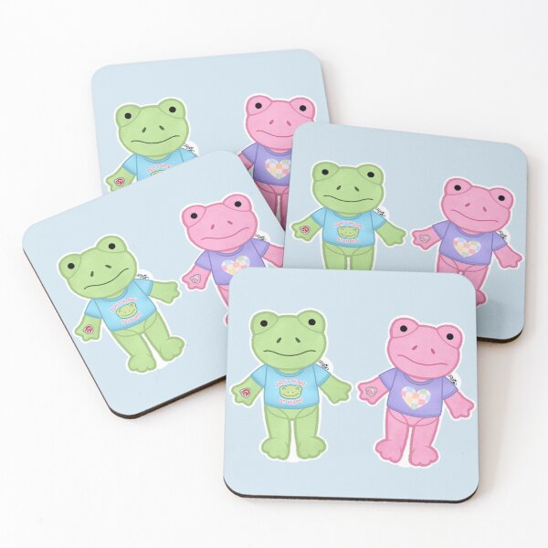 Item preview, Build a Bear Pink + Green Frog (W/ Shirts) designed and sold by digidoodles.