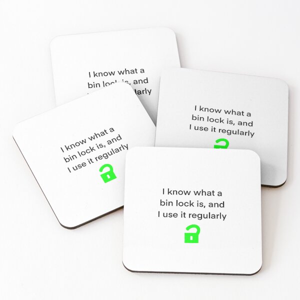 Item preview, I know what a bin lock is designed and sold by rox.ann.uh.