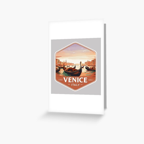 Item preview, Venice Italy Travel Vintage Design designed and sold by glooballcenter.