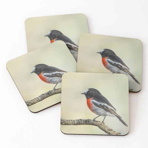 Item preview, Male Scarlet Robin designed and sold by Nick Vertsonis.