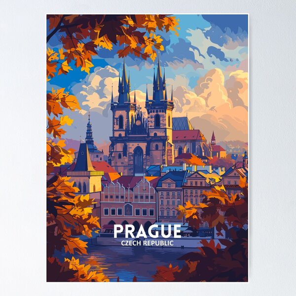 Item preview, Prague Czech Republic - Travel art designed and sold by Marciolini.