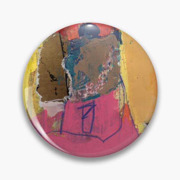 Item preview, Original abstract bizarre portrait original painting weird art designed and sold by pngrktes-art.