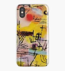 Paul Klee's Rising Sun iPhone Case