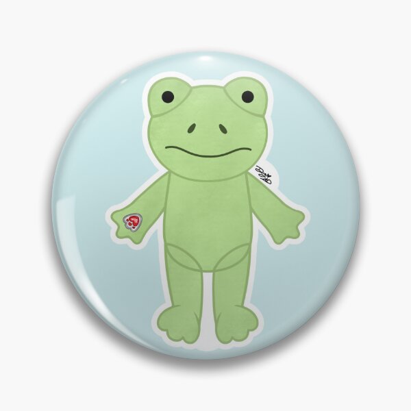 Item preview, Build a Bear Green Frog (W/O Shirt) designed and sold by digidoodles.