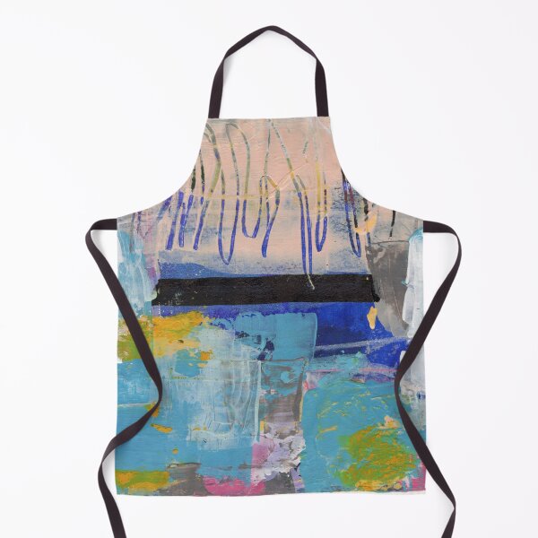 Item preview, Abstract Modern Contemporary Texture with Pink and Blue Background Markmaking Artwork designed and sold by pngrktes-art.