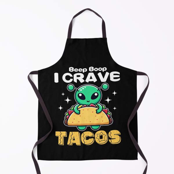 Item preview, BEEP BOOP, I CRAVE TACOS - ALIEN GIFT designed and sold by KEF Custom.