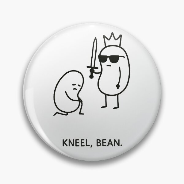 Item preview, Kneel, Bean – Minimalist Royal Bean Humor designed and sold by Ashidre.
