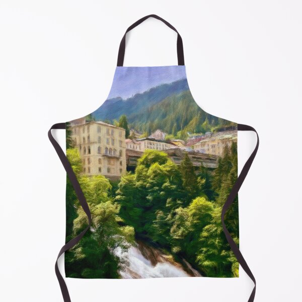 Artikelvorschau, „Sommer in den österreichischen Alpen“ – Blended Photo Painting auf Leinwand entworfen und verkauft von Pamela Storch.