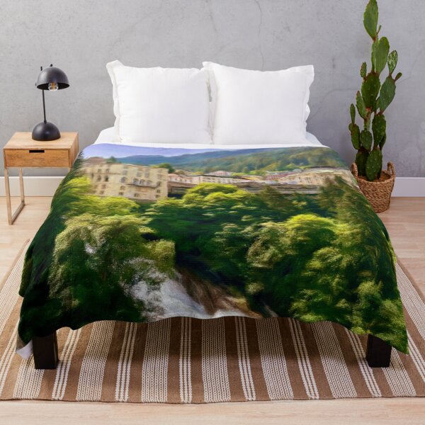 Artikelvorschau, „Sommer in den österreichischen Alpen“ – Blended Photo Painting auf Leinwand entworfen und verkauft von Pamela Storch.