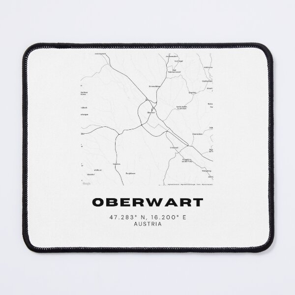 Item preview, Oberwart Map – Burgenland Minimalist Map Wall Art designed and sold by RM-Journey.