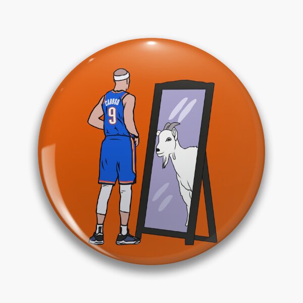 Item preview, Alex Caruso Mirror GOAT (Oklahoma City) designed and sold by RatTrapTees.