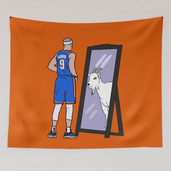 Item preview, Alex Caruso Mirror GOAT (Oklahoma City) designed and sold by RatTrapTees.