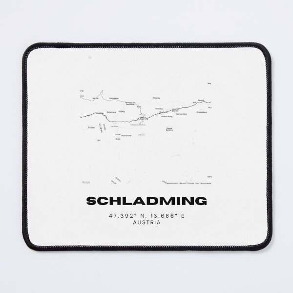 Artikelvorschau, Schladming Karte – Alpines Österreich Minimalistische Wandkunst entworfen und verkauft von RM-Journey.