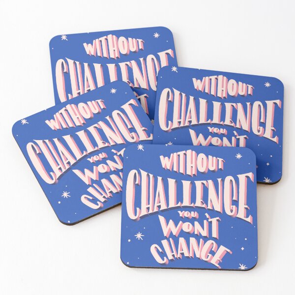 Item preview, Without challenge you won't change designed and sold by indysign.