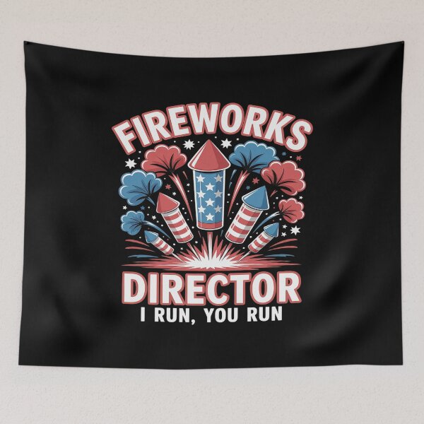 Item preview, Fireworks Director I Run You Run 4th Of July Independence designed and sold by Nekusa.