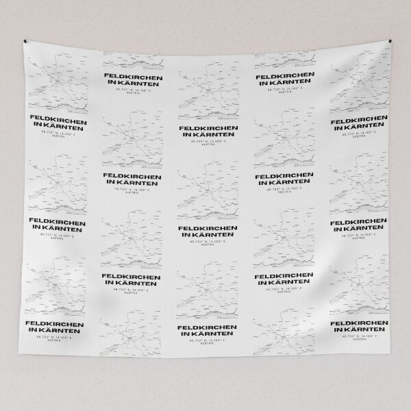 Item preview, Feldkirchen in Kärnten Map – Minimalist Carinthia Town Art designed and sold by RM-Journey.