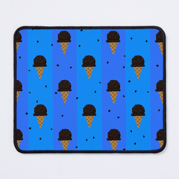 Item preview, Vantablack Delight – Dark Chocolate Ice Cream Cone Pattern designed and sold by Wildseer.