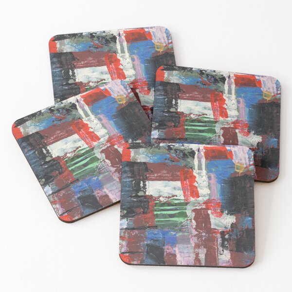 Item preview, Bold Color Lots of Organic Squares designed and sold by pngrktes-art.