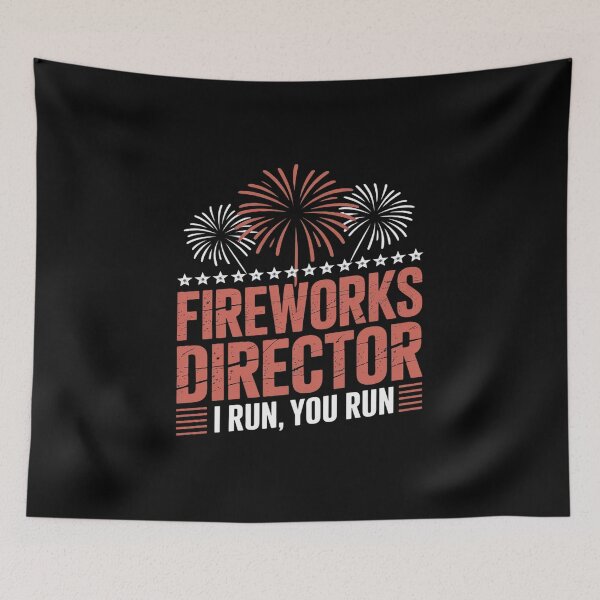 Item preview, Fireworks Director I Run You Run 4th Of July designed and sold by Nekusa.