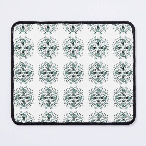 Item preview, Bunny with Glasses and Bubbles Pattern. WHITE AND GREEN designed and sold by LayerCakeDigDes.