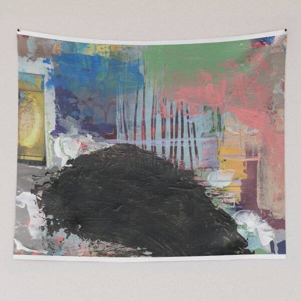 Item preview, Brain on the Mound Abstract Contemporary Collage Artwork Original Art designed and sold by pngrktes-art.