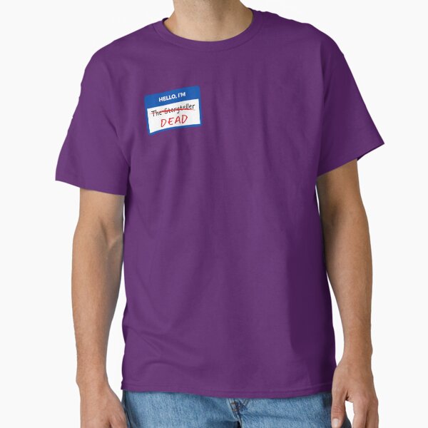 Item preview, "Hello, I'm Dead" Storyteller Name Tag designed and sold by NYC Clocktower Community.