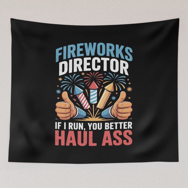 Item preview, Fireworks Director If I Run Funny 4th Of July designed and sold by Nekusa.