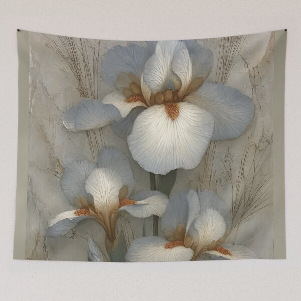 Item preview, Marble Iris: A Sculpted Bloom designed and sold by bloorose.