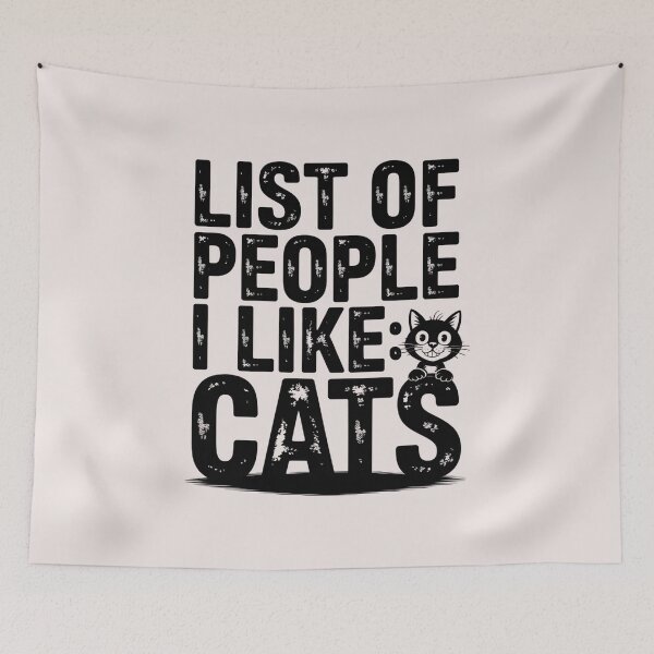 Item preview, List Of People I Like : Cats designed and sold by universe-hold ⭐⭐⭐⭐⭐.