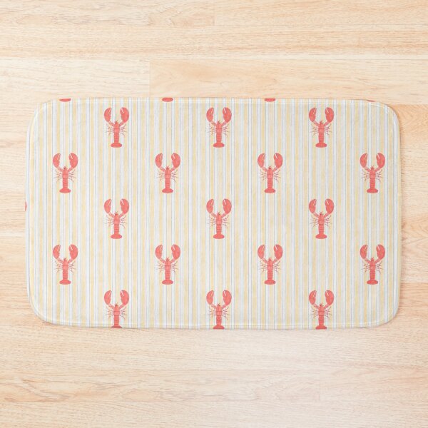 Item preview, yellow stripes & lobster designed and sold by taylormcdonald.