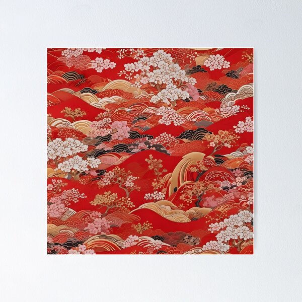 Item preview, Japanese Mountain in the Spring designed and sold by GreenTepee.